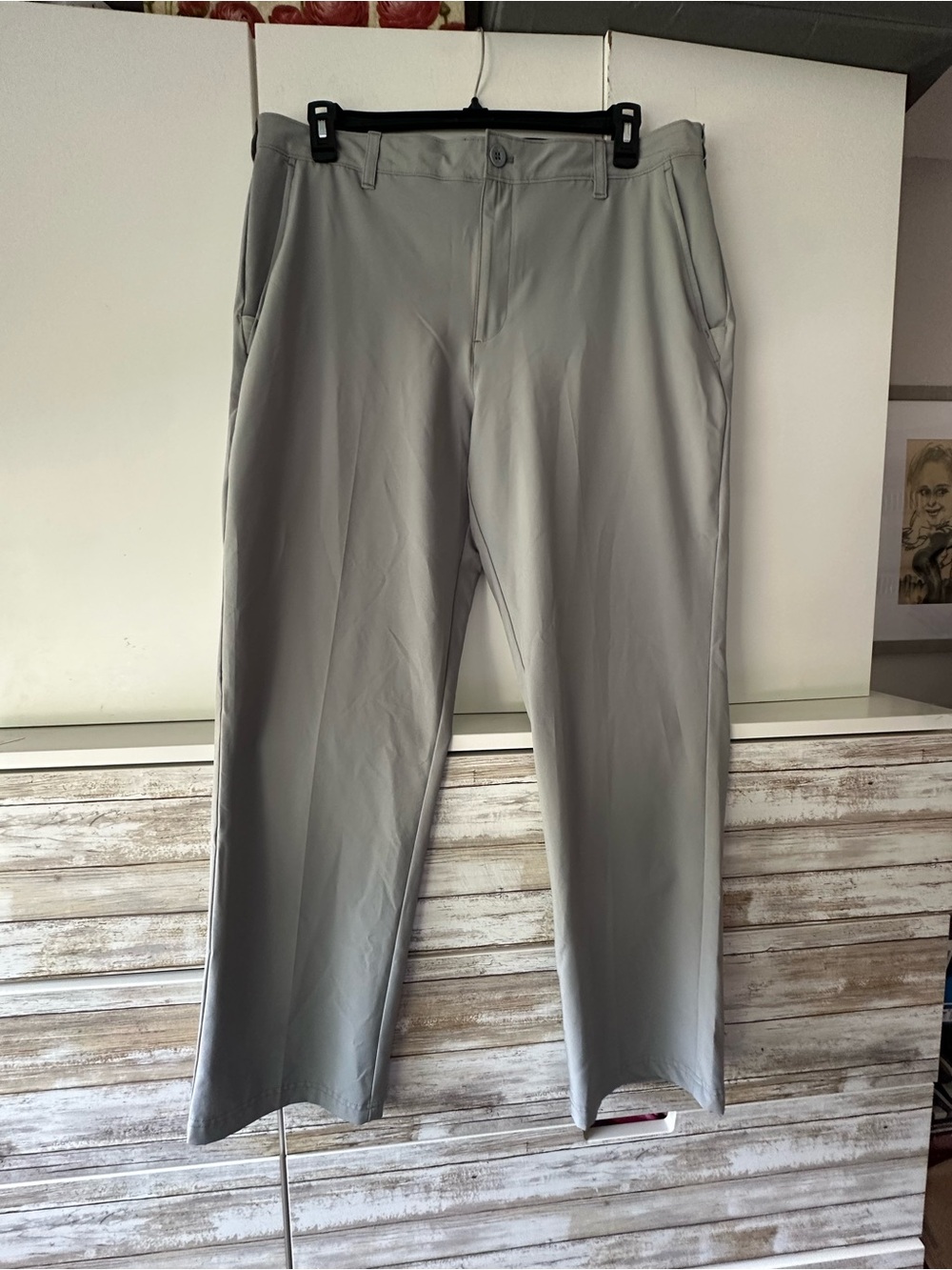 ⛳ IZOD Golf Men’s 38x32 Gray Performance Stretch Golf Pants